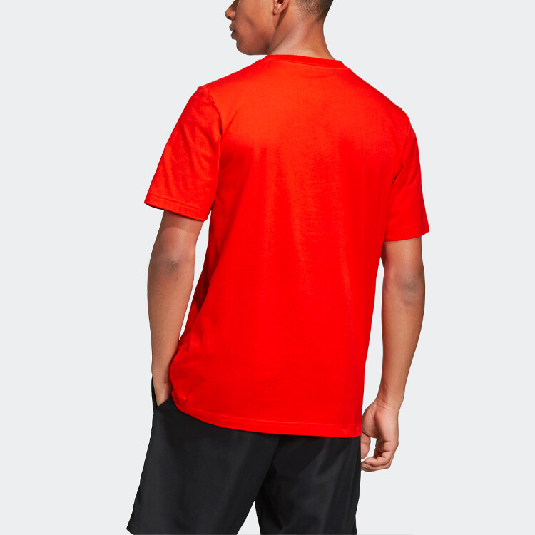 D4T Футболка мужская красная Adidas, красный — фото 4