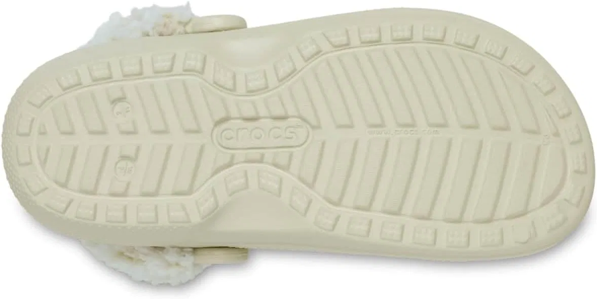 Классические сабо Crocs с флисовой подкладкой, Bone — фото 4