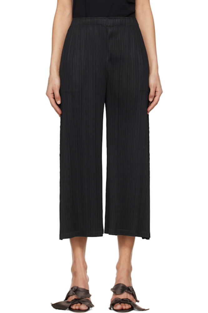 

Черные брюки Monthly Colors February PLEATS PLEASE ISSEY MIYAKE