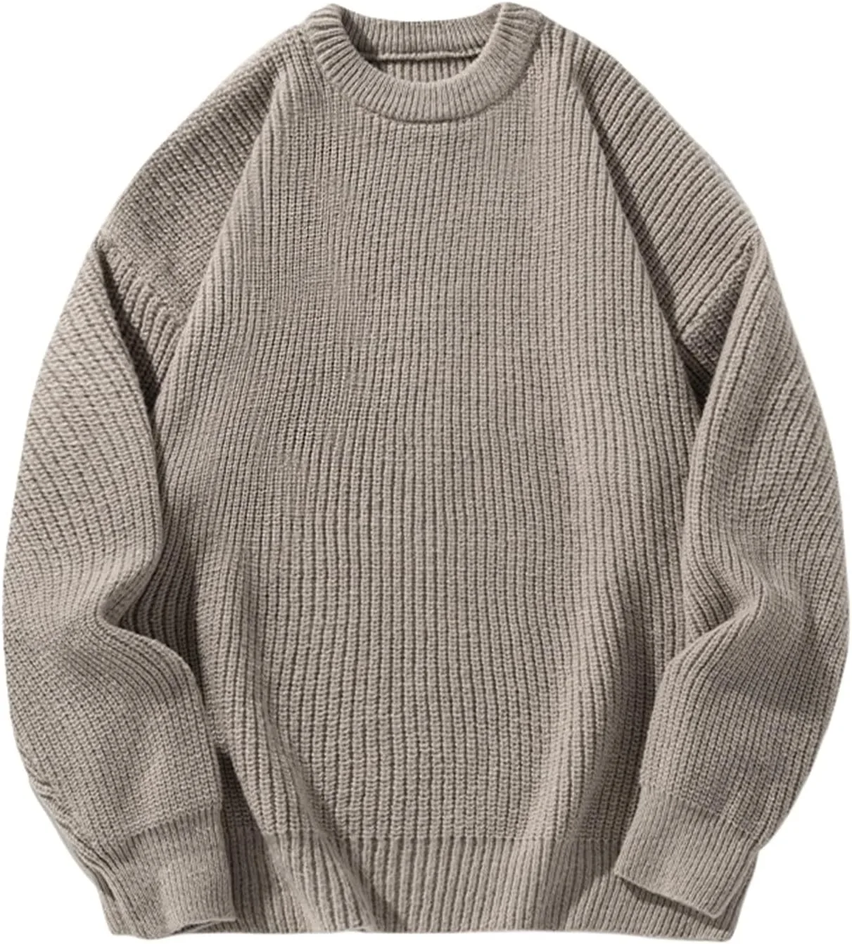 

Мужской свитер с косой вязкой в винтажном стиле