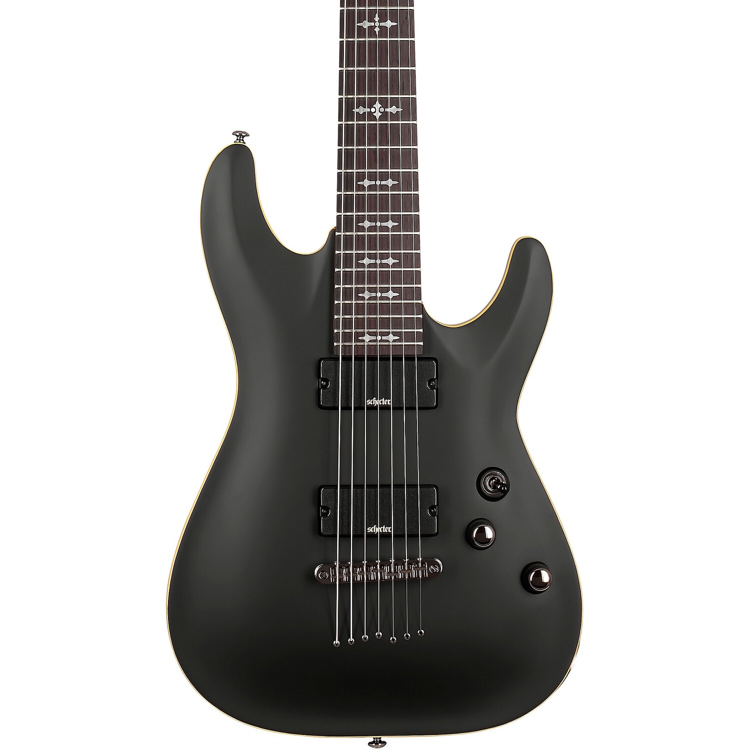 

Schecter Guitar Research Demon-7 7-струнная электрогитара Satin Aged Black