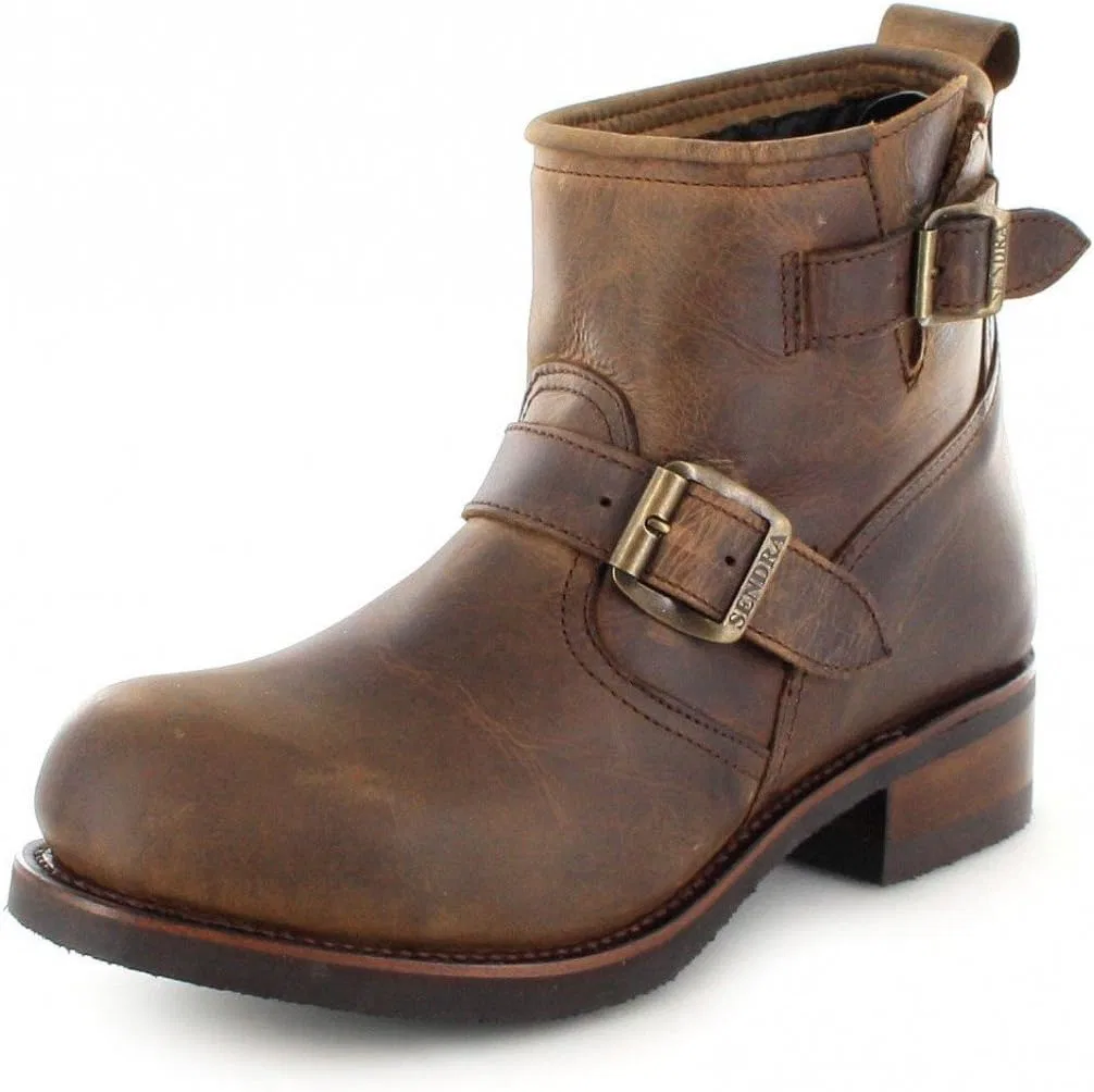 Ботинки 11973 Negro Engineerstiefelette mit Thinsulate Isolierung und Stahlkappe für Damen Herren Braun EU Sendra Boots, Seaweed