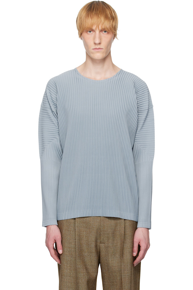 

Футболка с цветными складками Homme Plissé Issey Miyake, мультиколор
