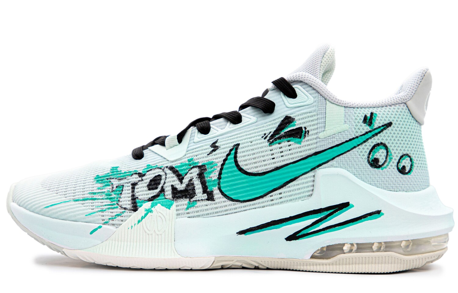 

Баскетбольные кроссовки Air Max Impact Basketball Shoes Men Low-Top Gray/Green Nike