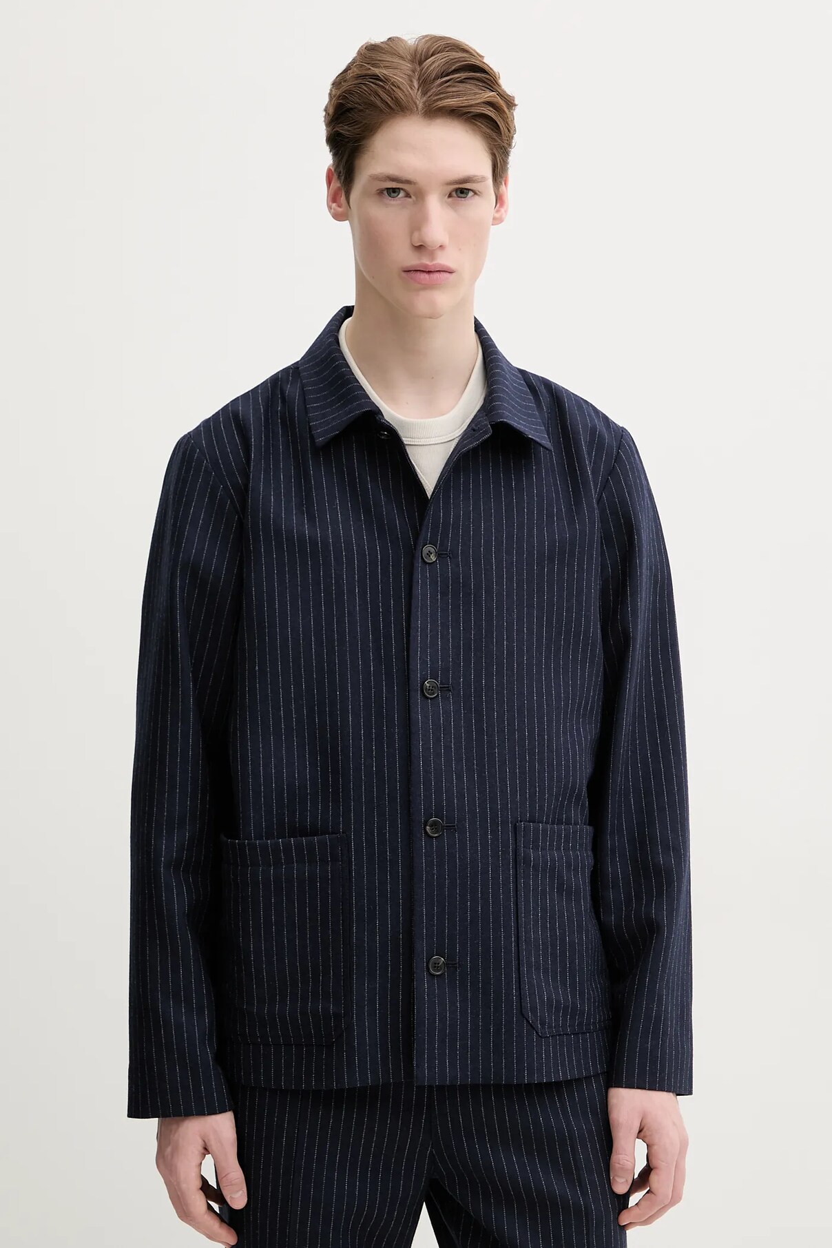 

Шерстяная куртка veste kerlouan doublee A.P.C., темно-синий