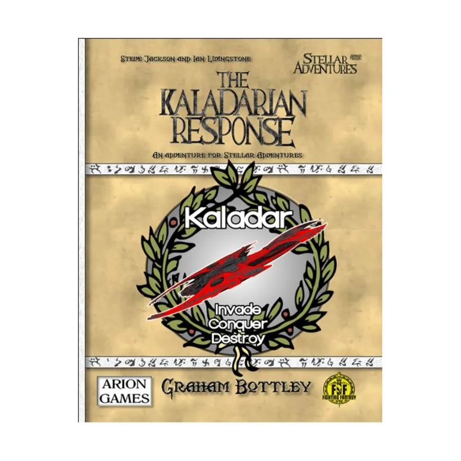 

Stellar Adventures - Kaldarian Response, Advanced Fighting Fantasy (2nd Edition), мягкая обложка