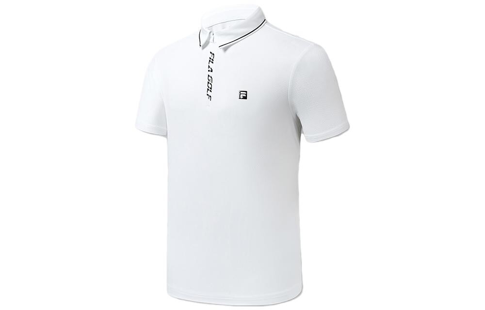 

Рубашка поло мужская белая Fila, цвет Jade White