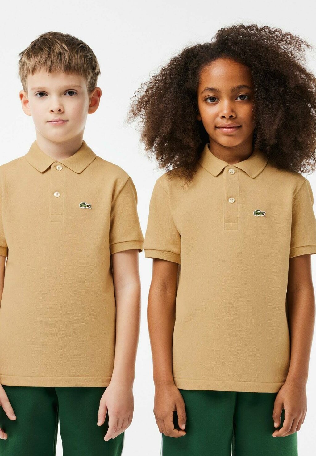 

Рубашка-поло Lacoste, цвет beige ixq