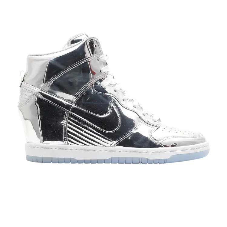 

Кроссовки Nike Wmns Dunk Sky Hi PRM SS 'Nike Knows', серебряный, Серебристый, Кроссовки Nike Wmns Dunk Sky Hi PRM SS 'Nike Knows', серебряный