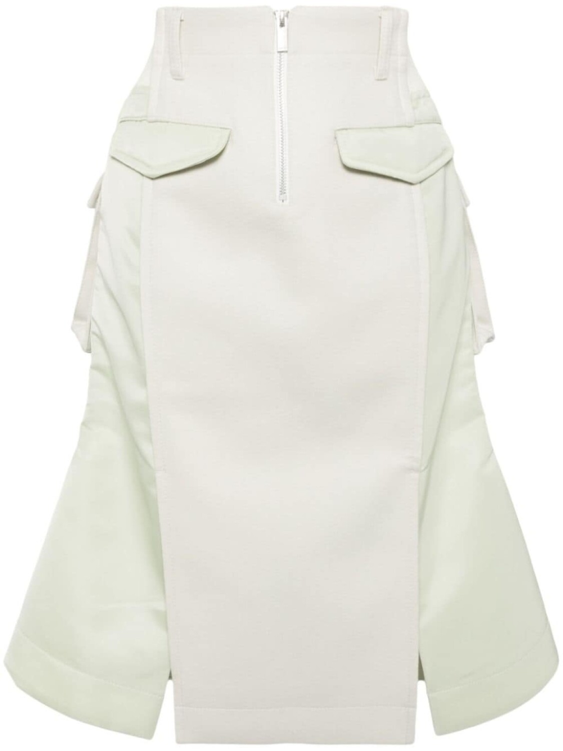

Sacai юбка на молнии, серый