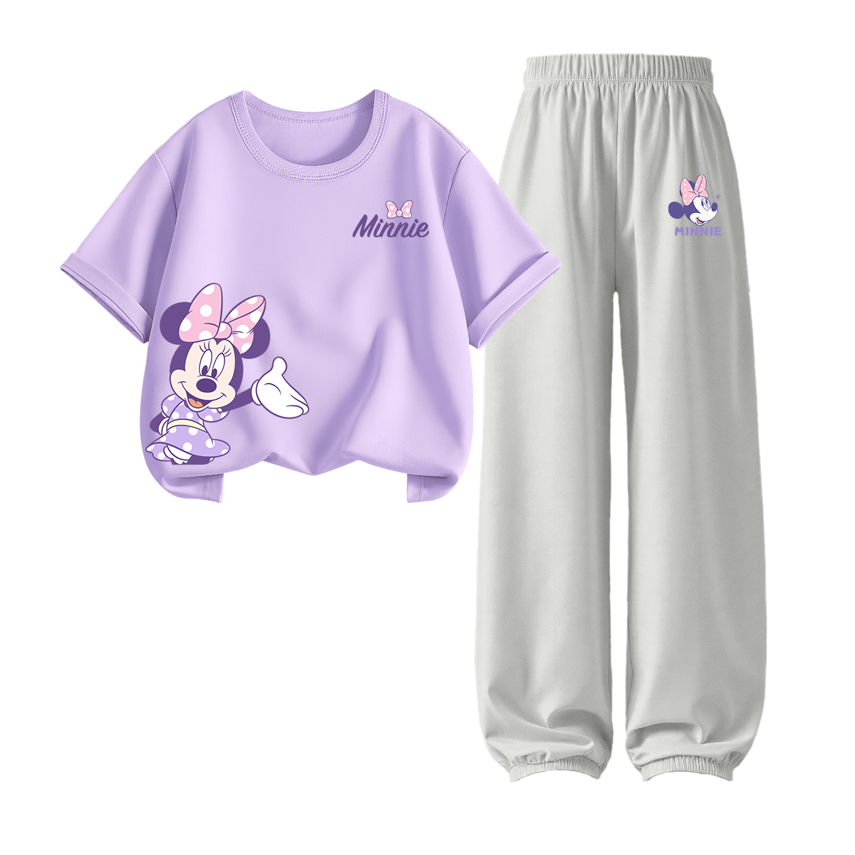 

Детская повседневная спортивная одежда Disney, фиолетовый