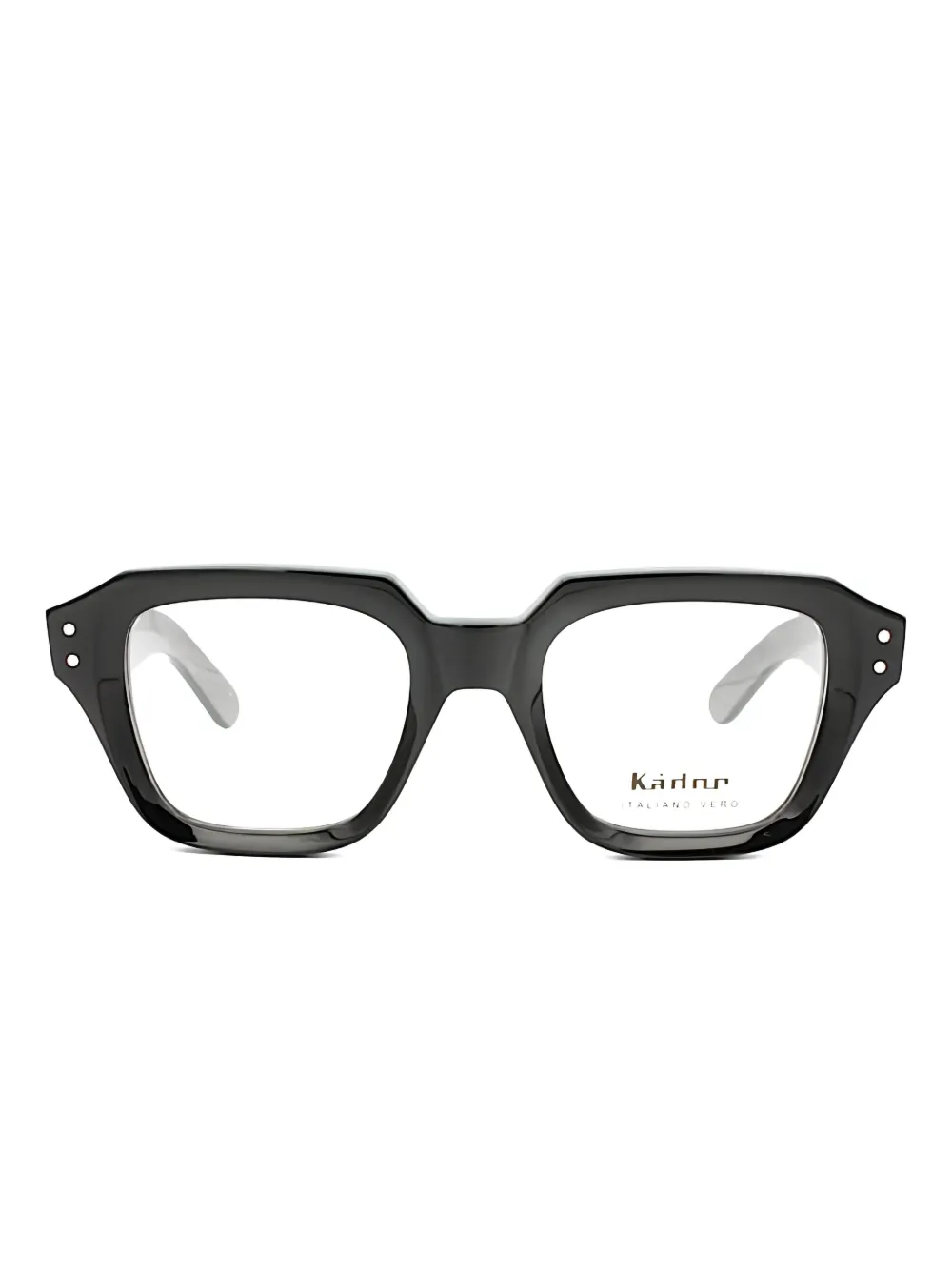 

Очки с геометрической оправой Kador, черный