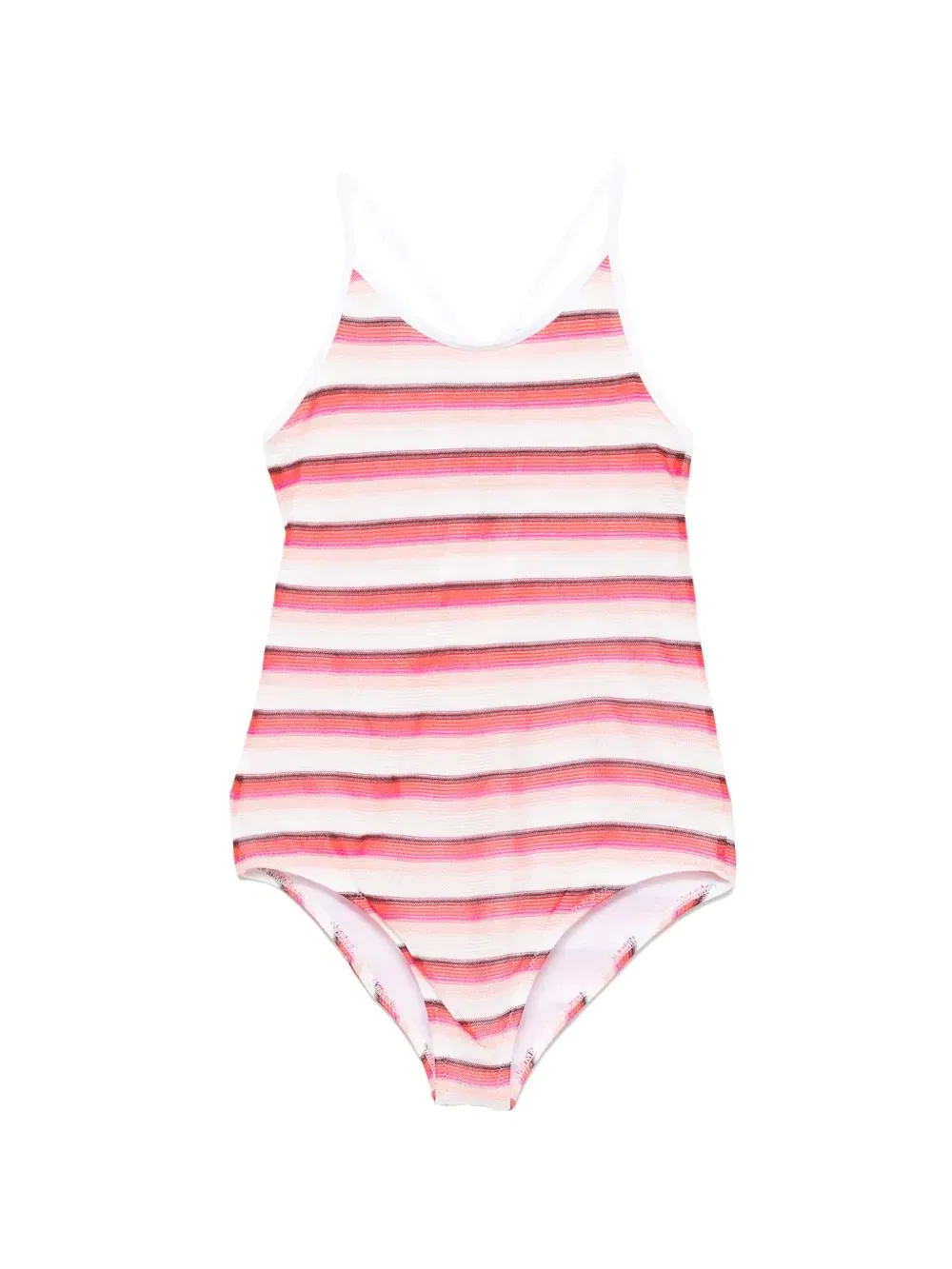 Полосатый купальник Missoni Kids, розовый