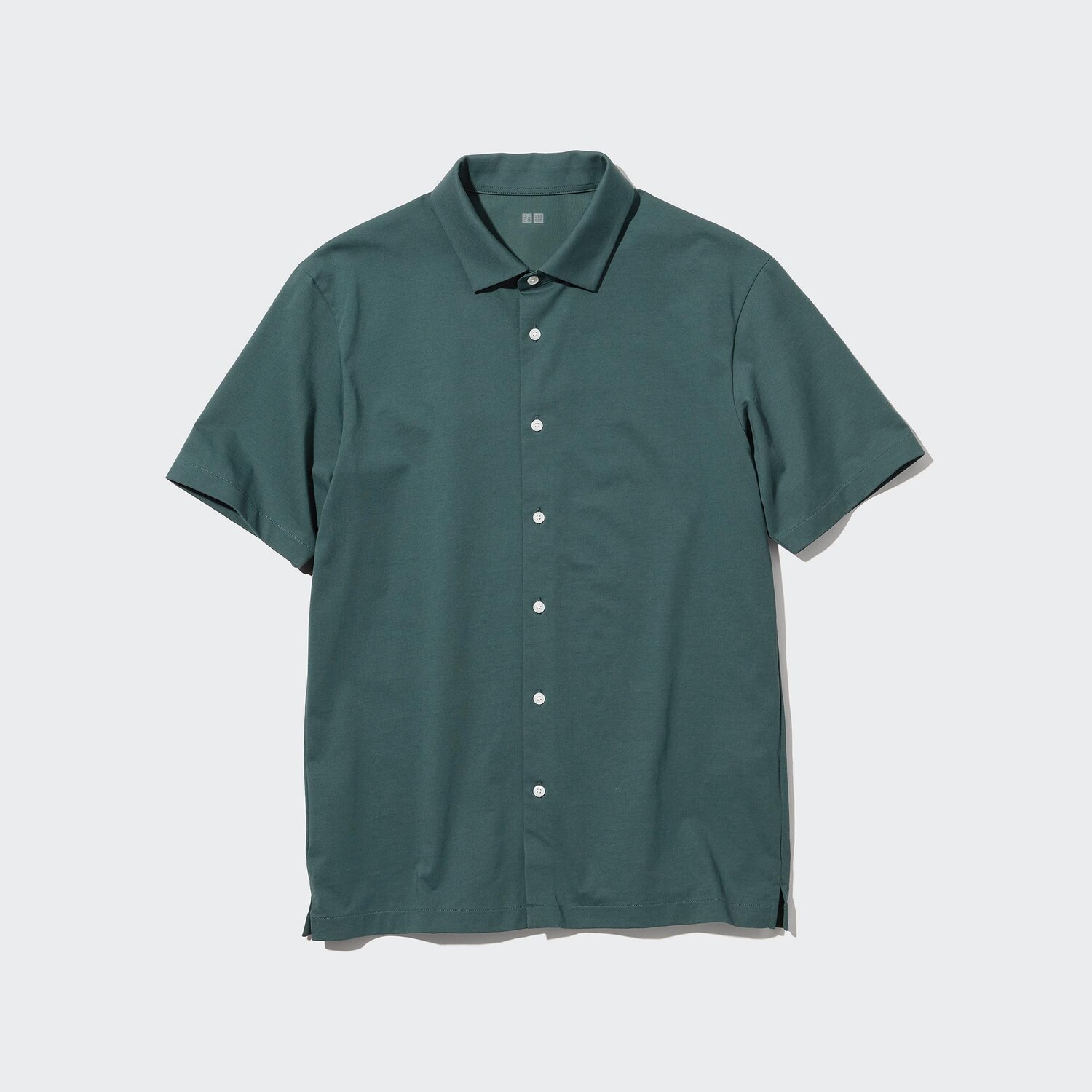 

Рубашка-поло AIRism (открытый воротник) UNIQLO, серый