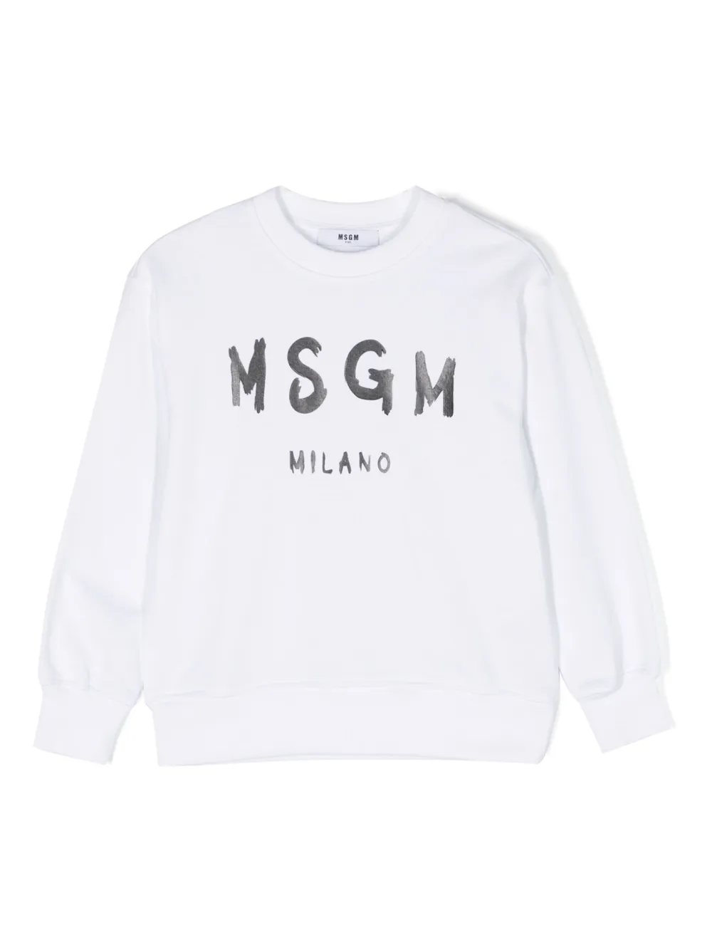 

Толстовка с логотипом MSGM Kids, белый