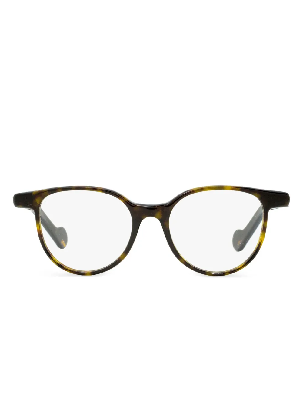 

Очки в овальной оправе Moncler Eyewear, коричневый