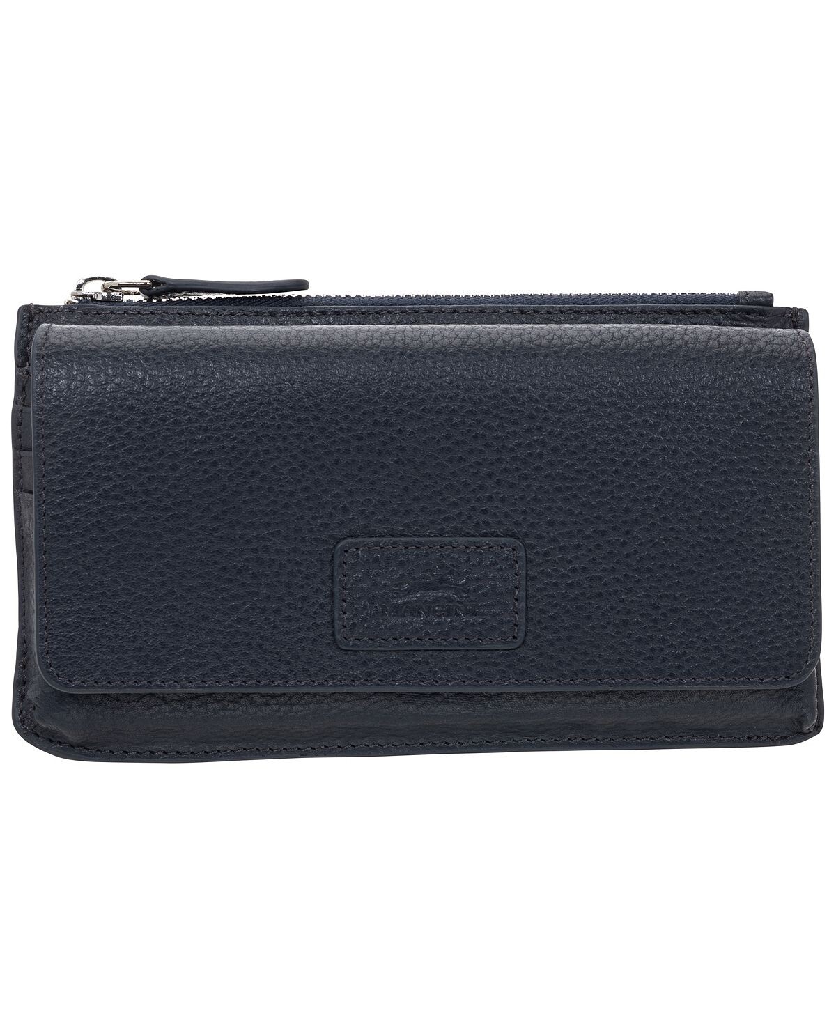 

Женский кошелек Pebbled Collection с защитой RFID через плечо Mancini