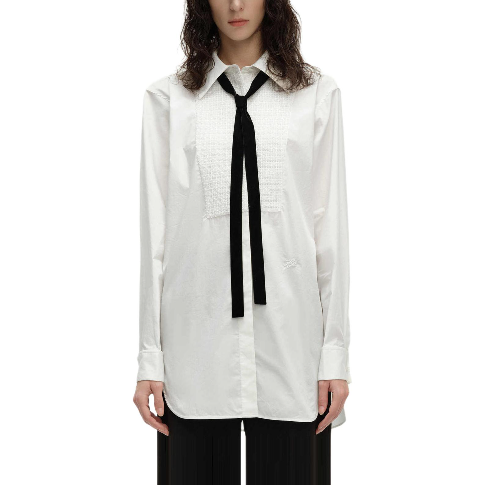 

KARL LAGERFELD / Karl Lagerfeld Jeans Женская рубашка KARL LAGERFELD SS24, белая