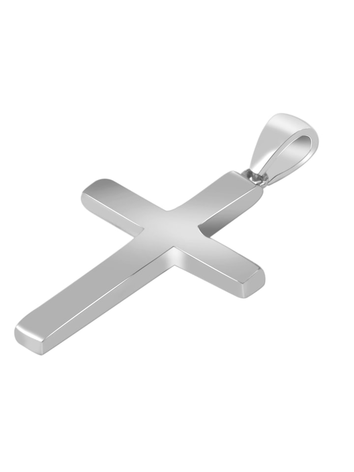 

Adeliás Колье унисекс с подвеской - крестик из серебра 925 пробы