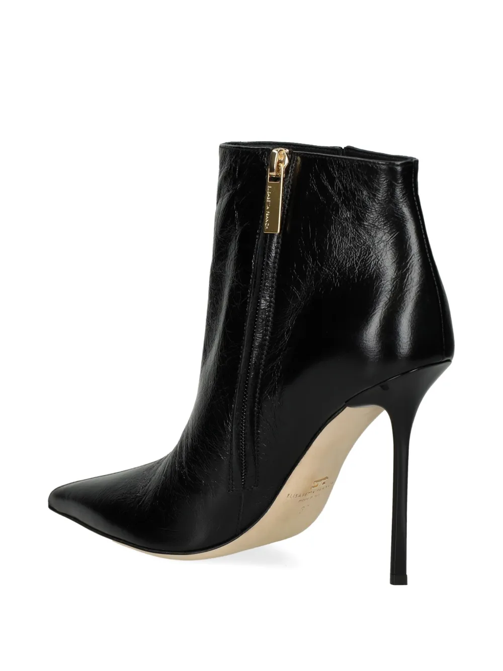 Ботильоны на каблуке с логотипом Elisabetta Franchi, черный — фото 2