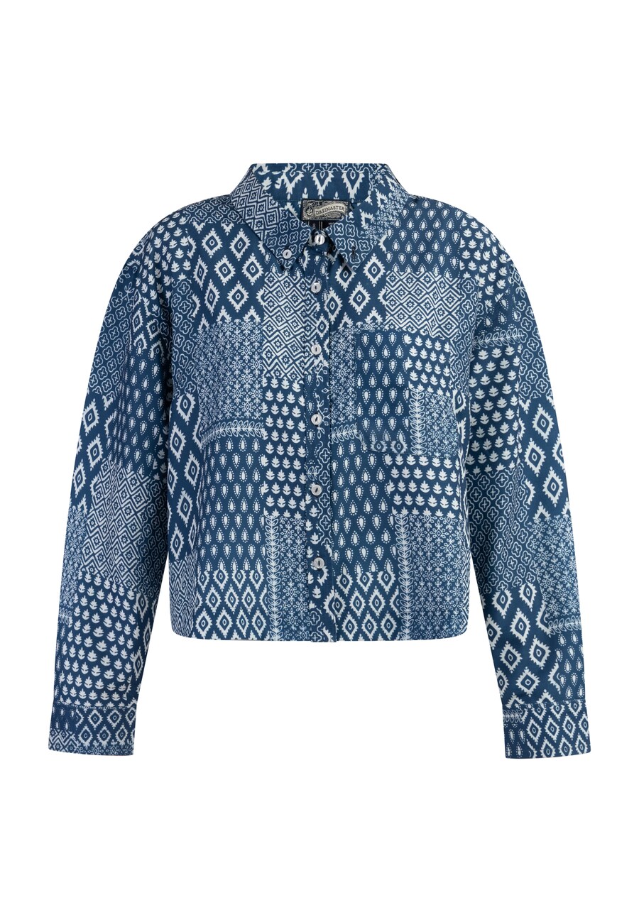 

Блузка DreiMaster Vintage, морской синий