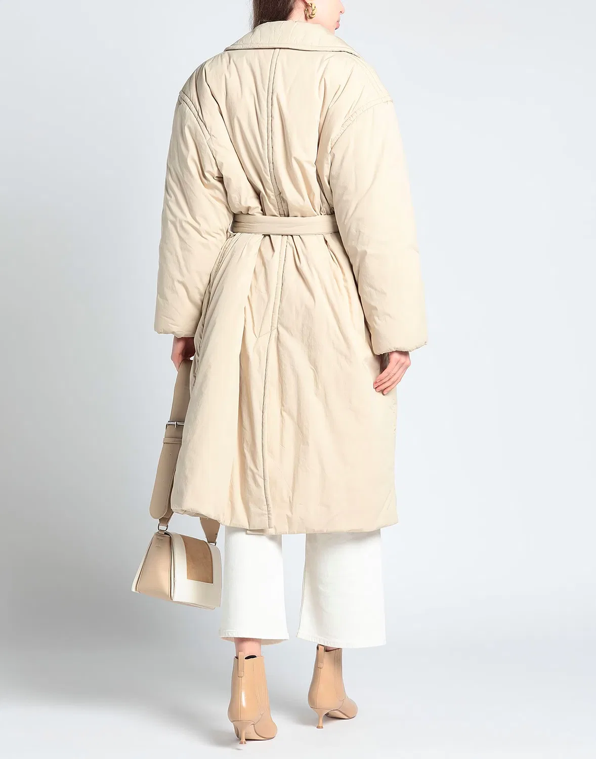 Пуховик ACNE STUDIOS бежевый — фото 3