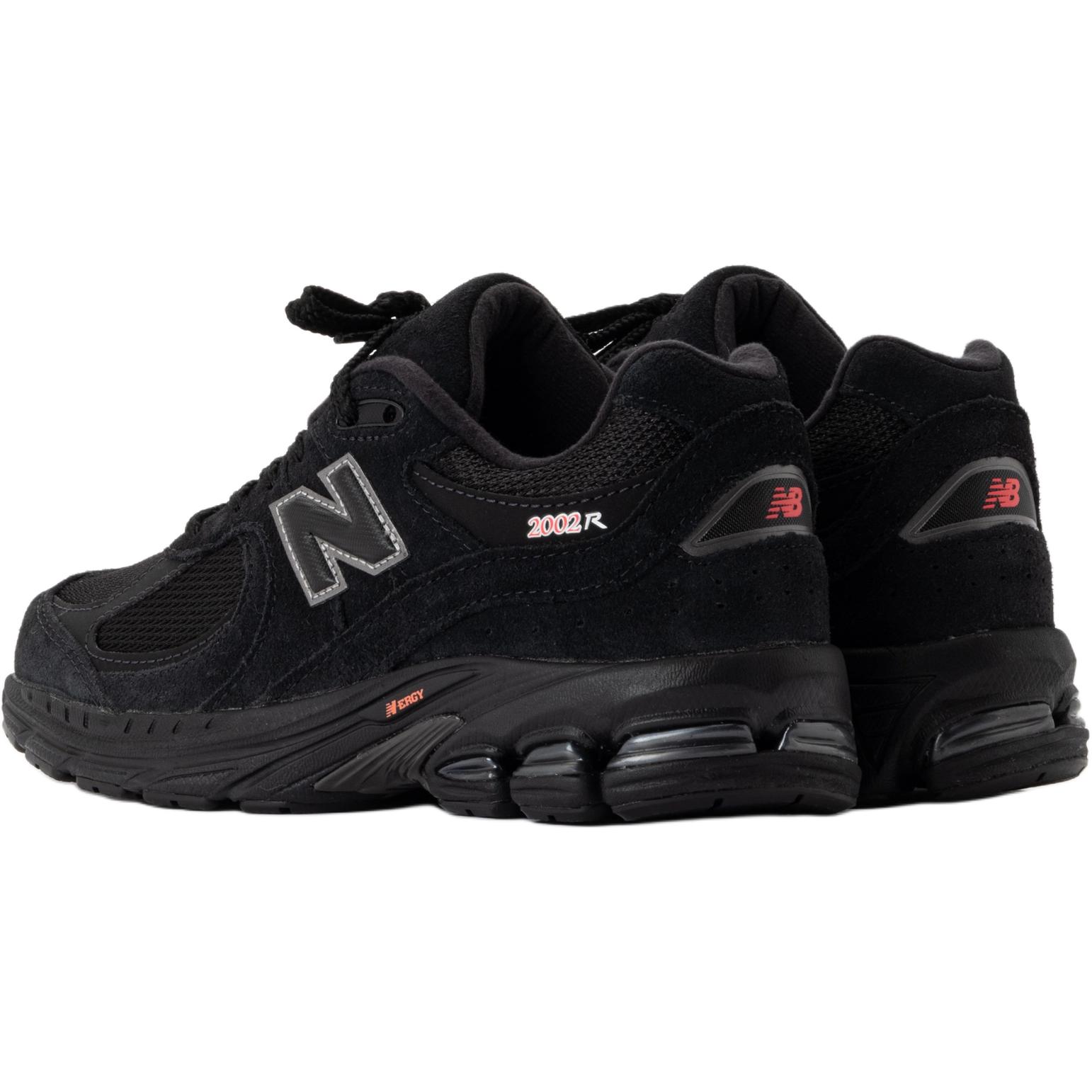 NB 2002 амортизация Low top детские беговые кроссовки New Balance, черный — фото 4