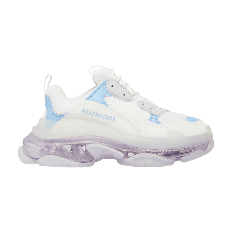 Кроссовки Balenciaga Balenciaga Wmns Triple S 'Clear Sole - Light Blue Purple', белый