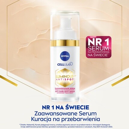 Nivea Интенсивная сыворотка против пигментных пятен Cellular Luminous630 30 мл — фото 2