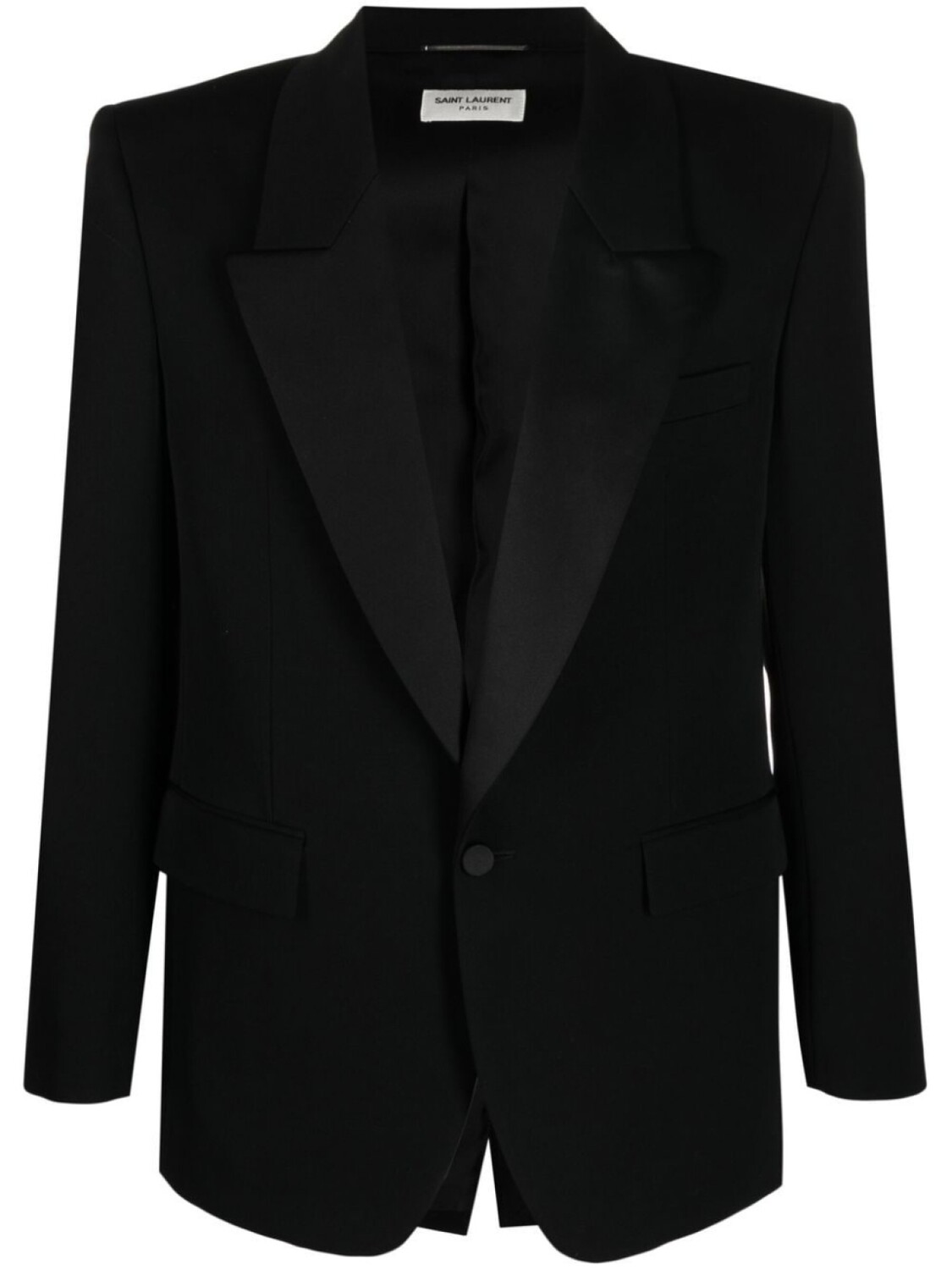 

Saint Laurent однобортный пиджак, черный