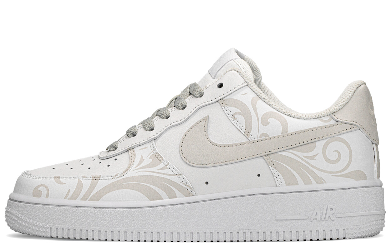 

Кроссовки Nike Air Force 1 Skateboarding Shoes Women's Low-top White/gray, белый/серый