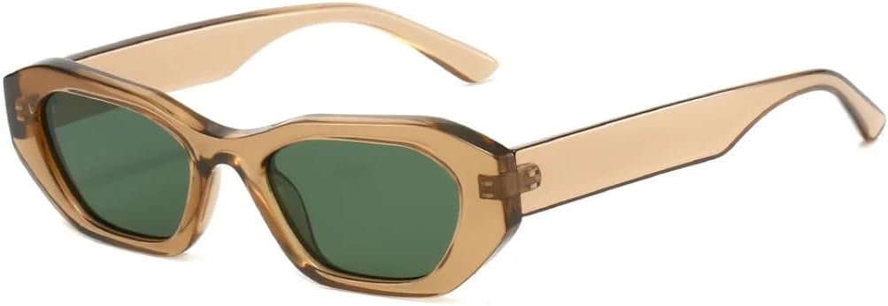 

Роскошные ретро-солнцезащитные очки с леопардовым принтом для женщин, желейного цвета, модные и стильные, для мужчин, с защитой от УФ-излучения UV400 SZVVBKK, Brown Green