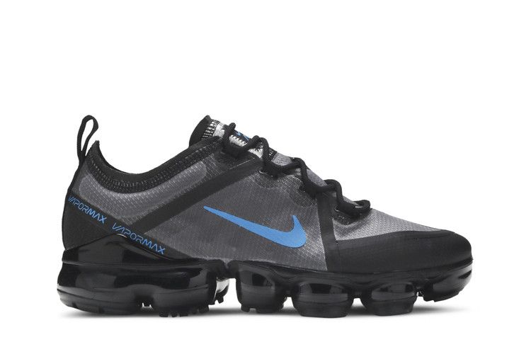 Кроссовки Nike VaporMax 2019 BG 'Black Imperial Blue', черный — фото 2