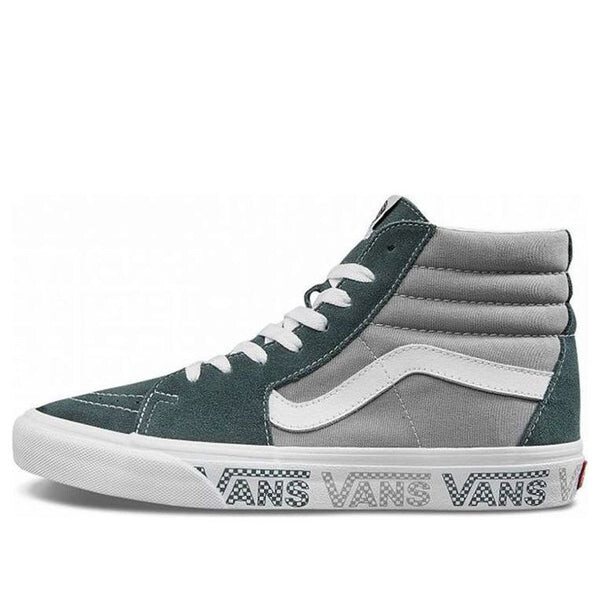 

Кроссовки sk8-hi grey grenn 'grey green' Vans, серый