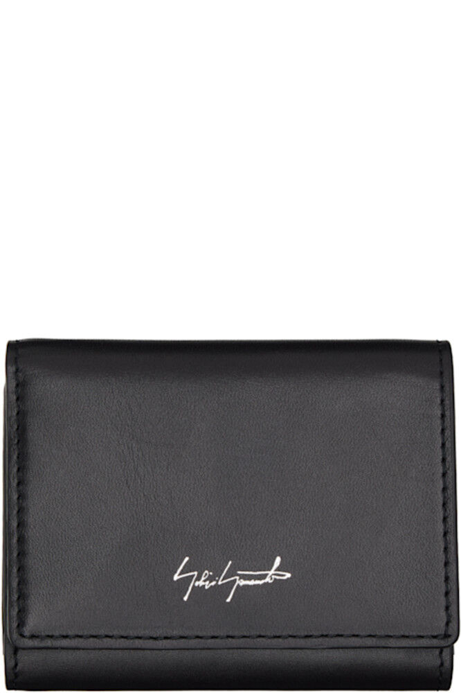 

Черный компактный кошелек YOHJI YAMAMOTO
