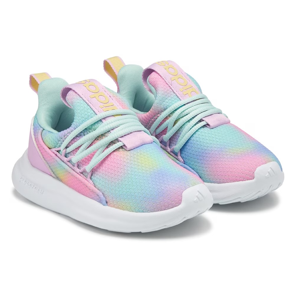 

Детская обувь без шнурков Adidas lite racer adapt 7.0 для малышей, purple/mint