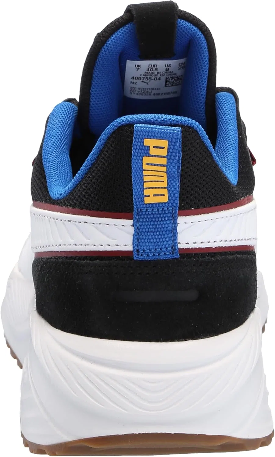 Мужские кроссовки PUMA Pacer 23 Street Trainers, Suede Puma Black Puma White Intense Red Puma Team Royal — фото 3