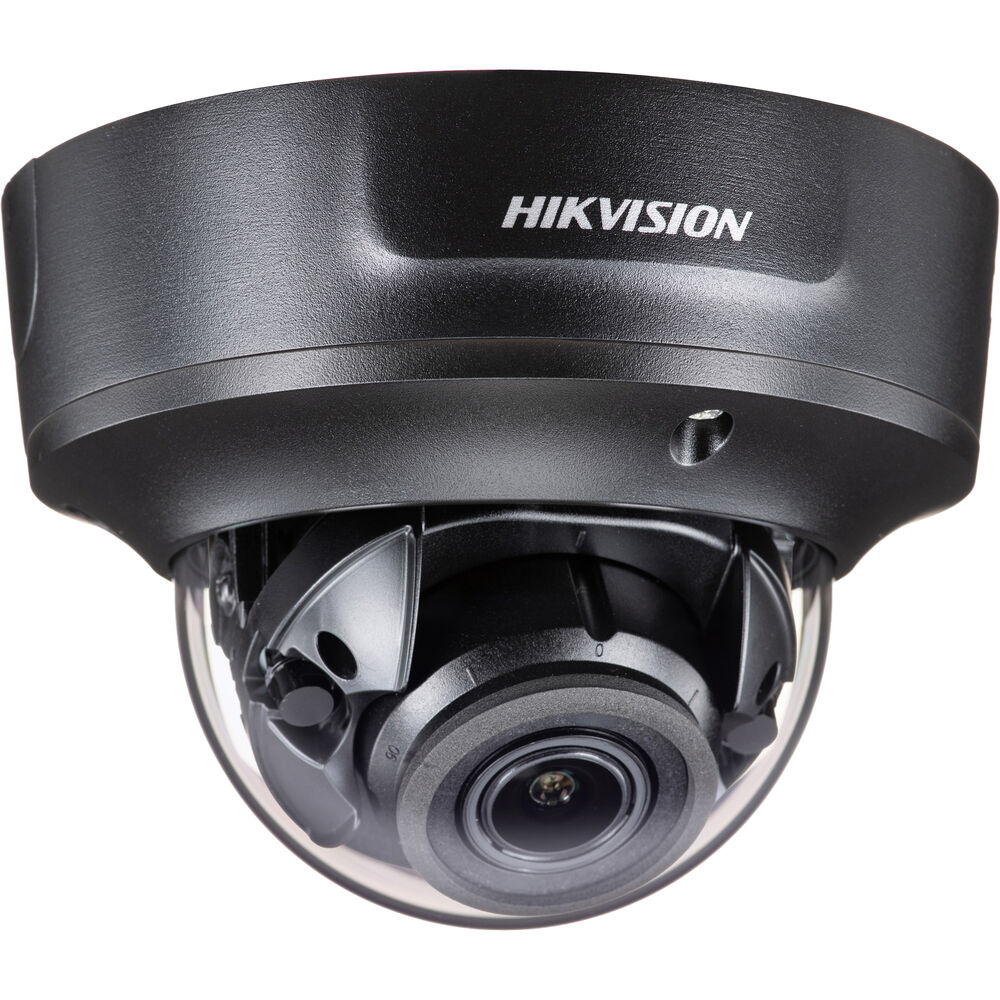 

Уличная сетевая купольная камера Hikvision AcuSense DS-2CD2783G2-IZS 8 МП с функцией ночного видения (черная)