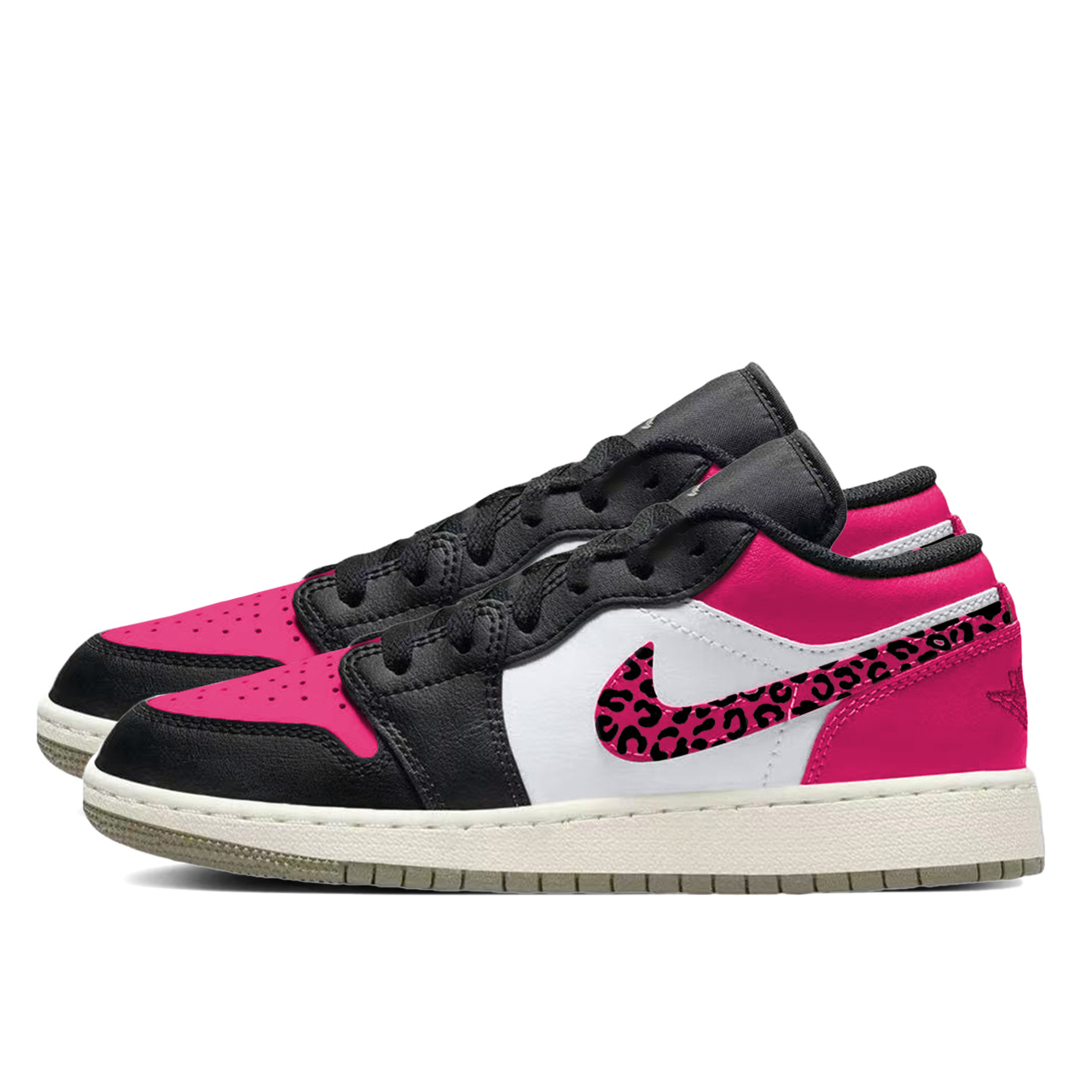 Jordan Кроссовки Air 1 Urban Chic Style Player из синтетической кожи и кожи, противоскользящие, износостойкие, низкие — фото 4