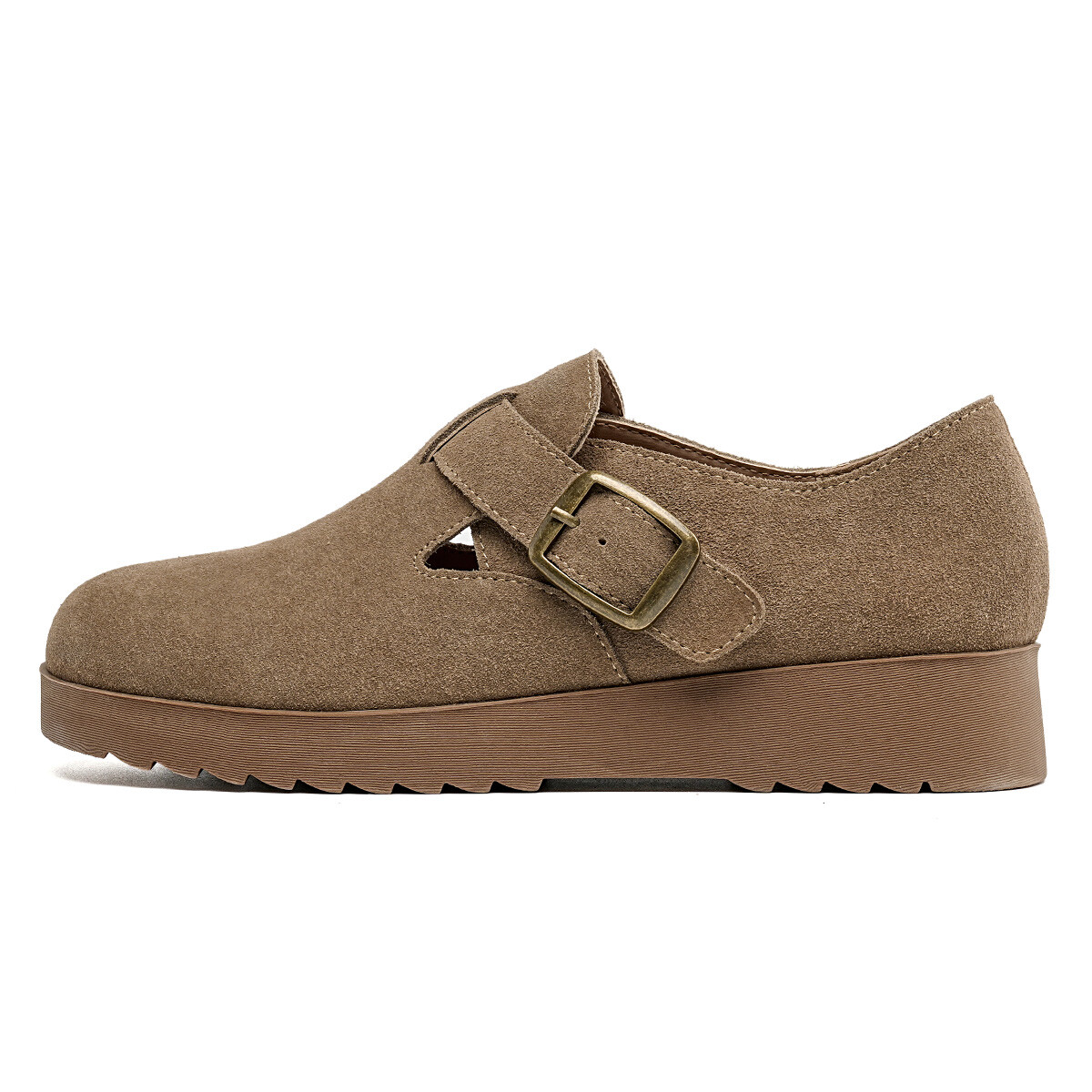 

Туфли женские повседневные Women's Casual Shoes Women's Khaki Eblan