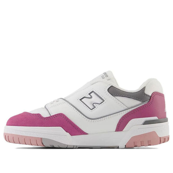 

Кроссовки 550 с эластичной шнуровкой и ремешком сверху New Balance, белый