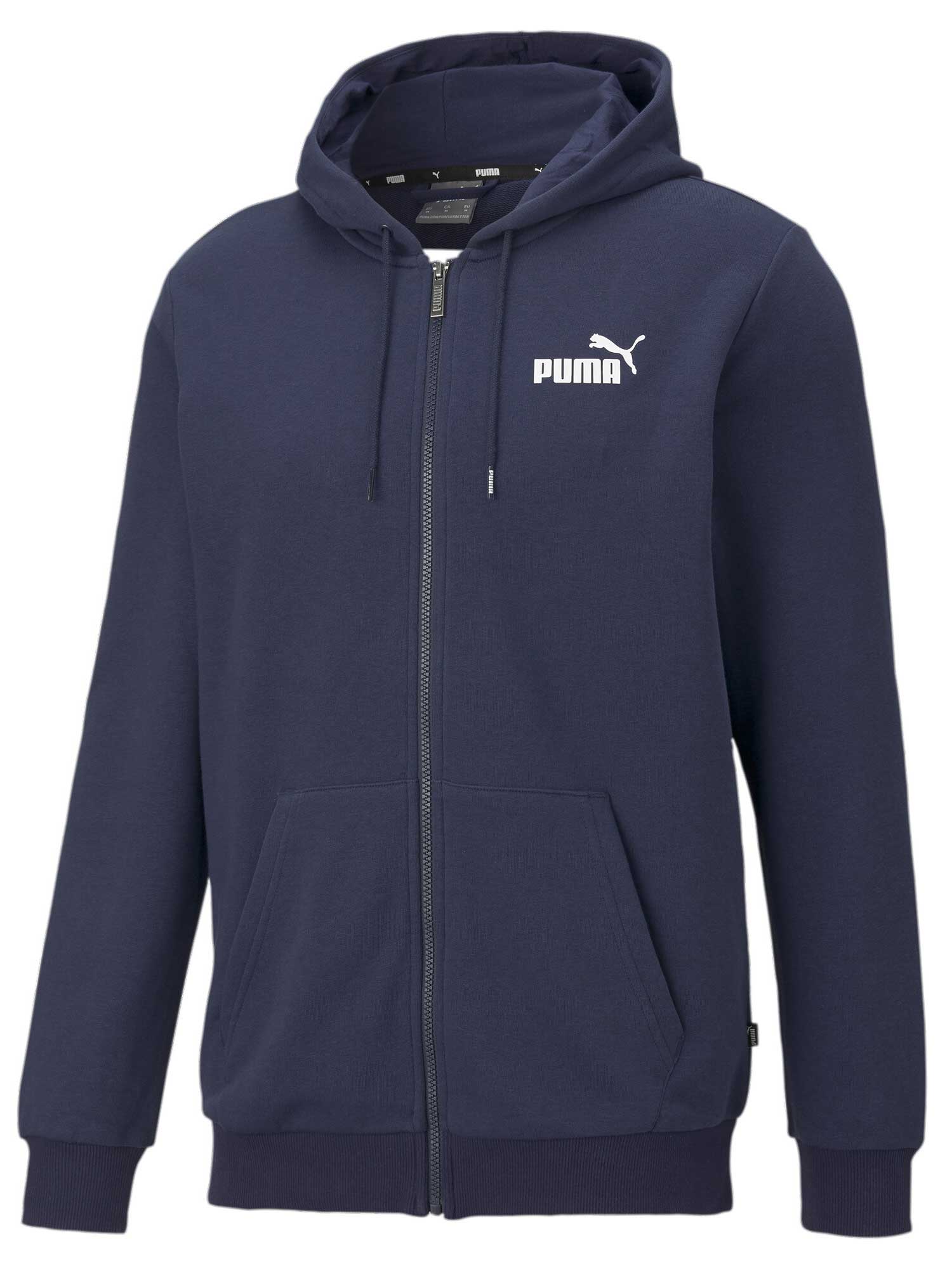 

Толстовка Puma ESS Small Logo FZ Hoodie TR, синий