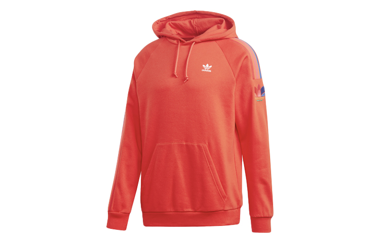 Свитшот мужской Adidas Originals, яркий розово-красный флуоресцентный — фото 2