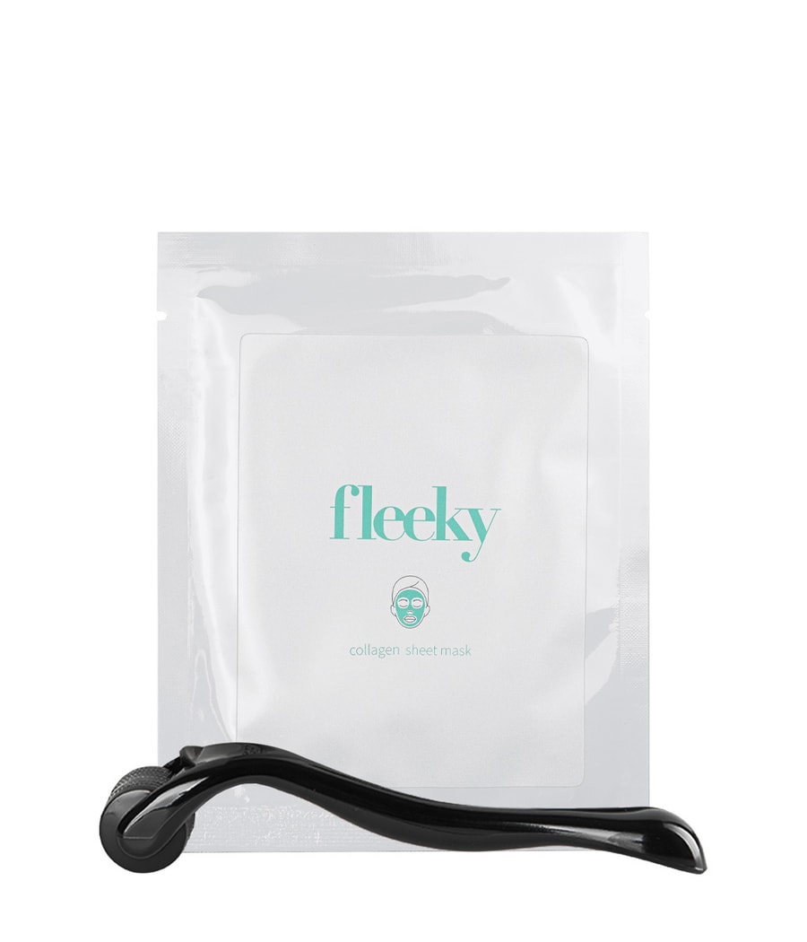

Набор для ухода за лицом fleeky Collagen Sheet Mask + Roller, 1 шт.