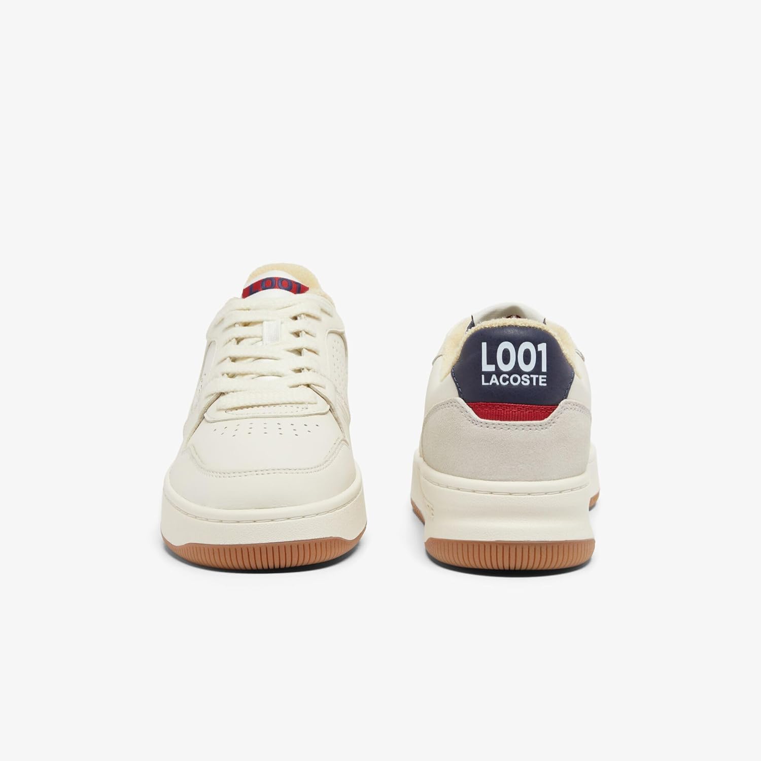 Lacoste мужские кроссовки L001 Set, Off Wht/Gum — фото 2