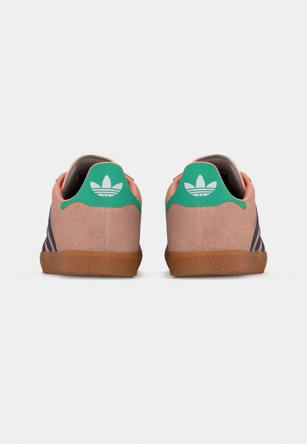 Кроссовки gazelle унисекс Adidas Originals, Blush Pink/Night Indigo/Hi Res Green — фото 4