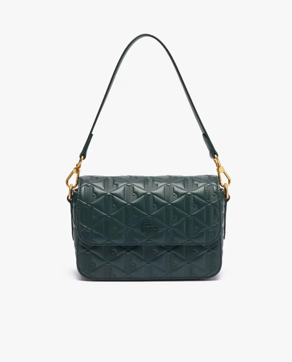 

Синяя кожаная сумка через плечо Maheki Lacoste