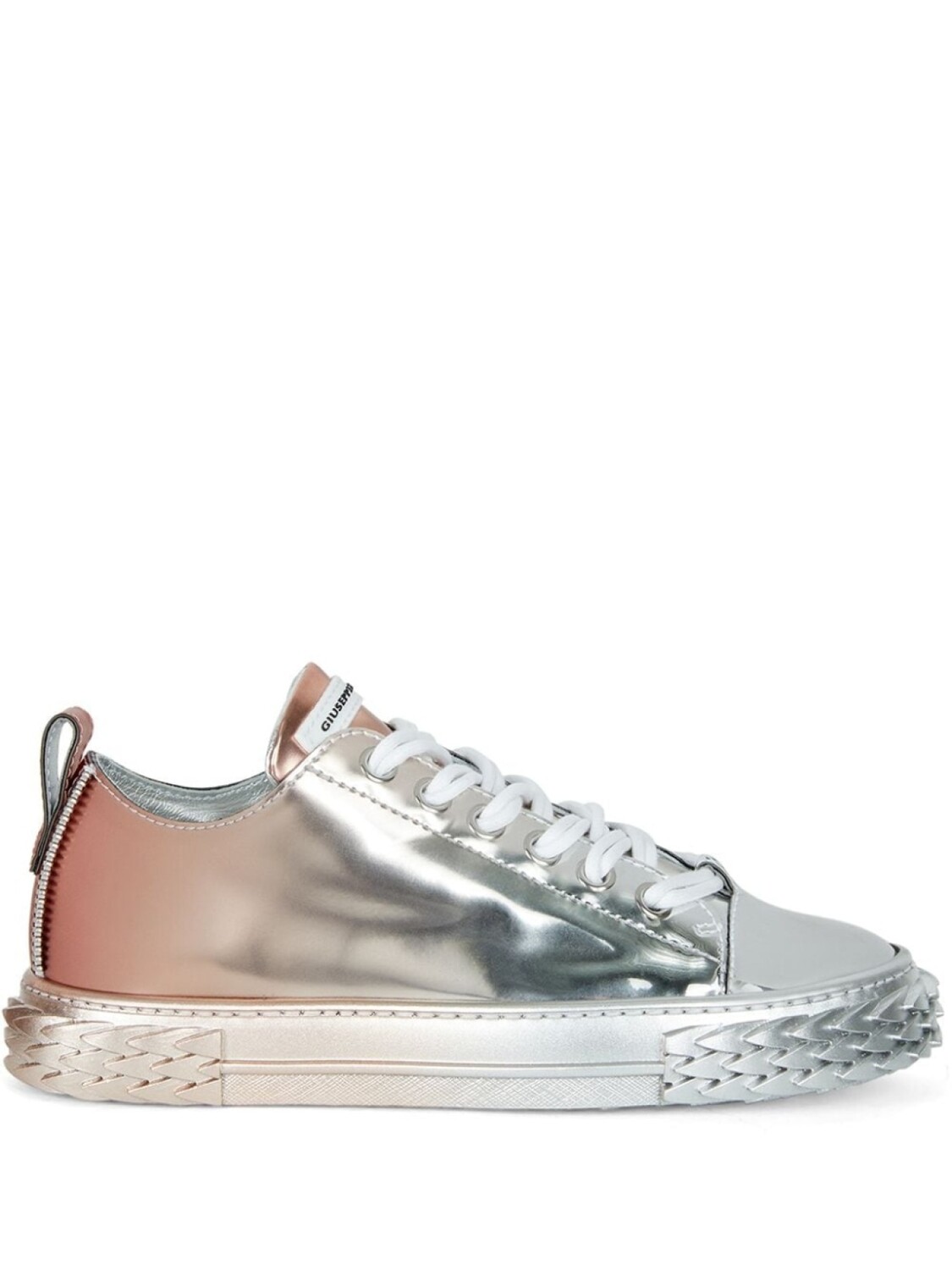 Giuseppe Zanotti кеды Blabber с эффектом градиента, серебристый