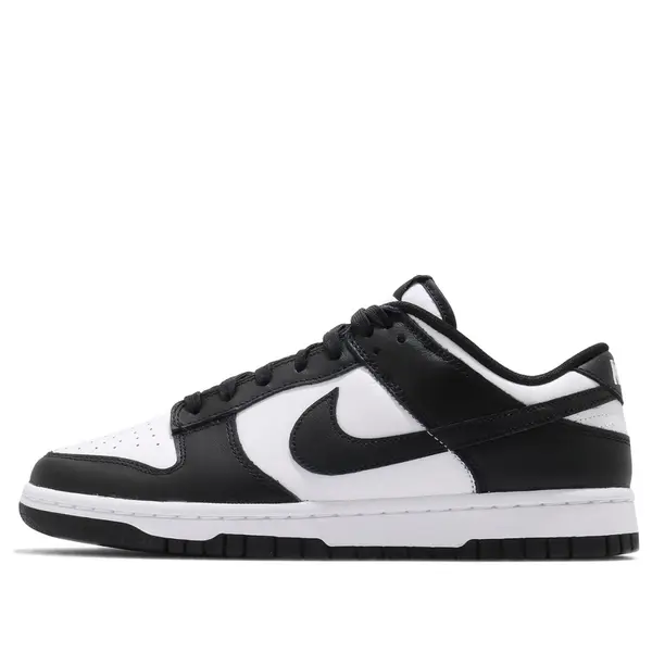 

Кроссовки dunk low 'panda black white' Nike, белый