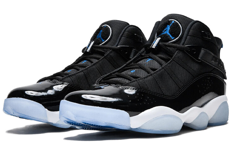 Кроссовки Jordan Air Jordan 6 Rings Vintage Basketball, черный/белый — фото 3